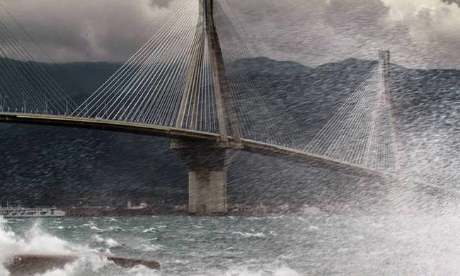 Κακοκαιρία: Κλειστό το πορθμείο Ρίου – Αντιρρίου